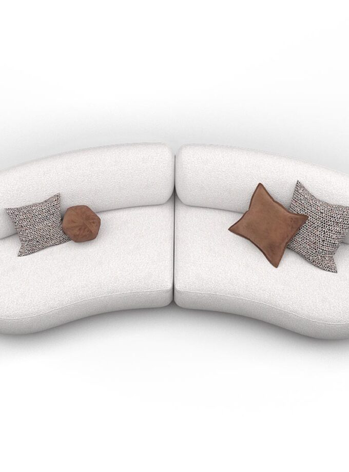 Alvaro Curved Sofa