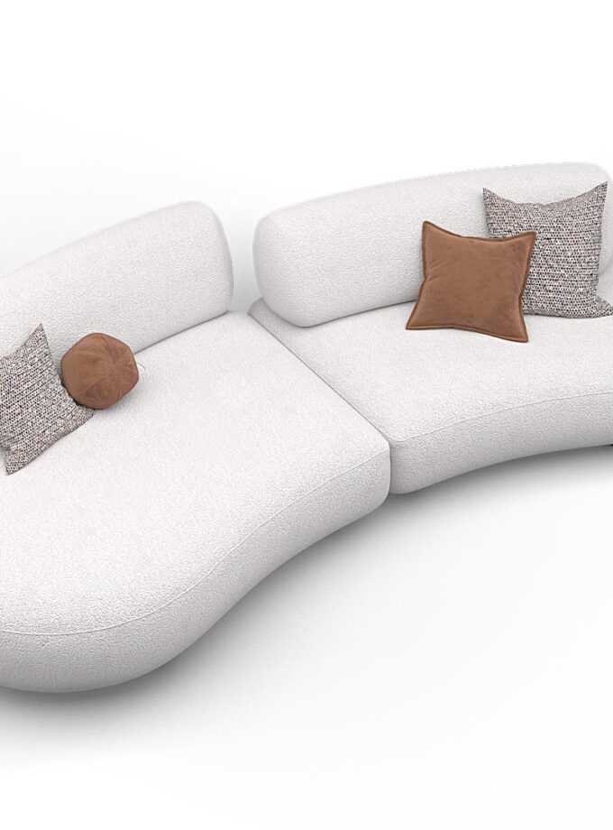 Alvaro Curved Sofa