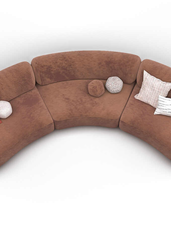 Alvaro Curved Sofa